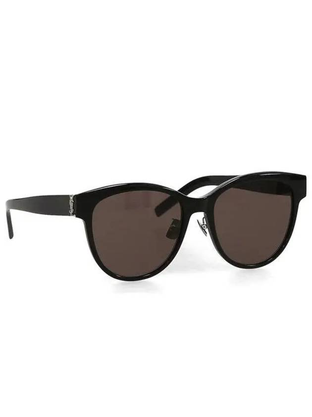 Eyewear Logo Plaque Acetate Sunglasses Black - SAINT LAURENT - BALAAN 2