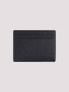 Saffiano Leather Card Holder Black - PRADA - BALAAN 3