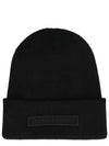 Logo Wool Beanie Black - CANADA GOOSE - BALAAN 2