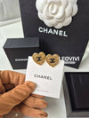 CC logo heart earrings gold color earrings ABC948 - CHANEL - BALAAN 4