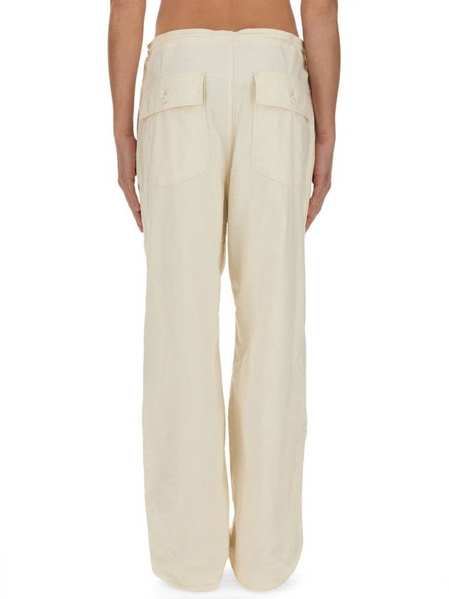 String Fatigue Straight Pants White - NEEDLES - BALAAN 4