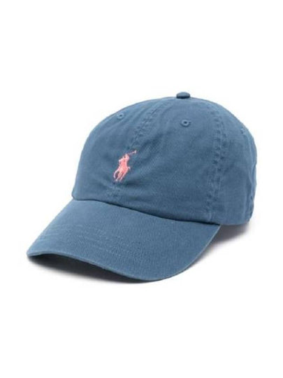 Embroidered Pony Logo Ball Cap Blue - POLO RALPH LAUREN - BALAAN 2