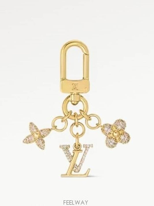 Micro Charms LV Iconic Key Holder Gold - LOUIS VUITTON - BALAAN 2