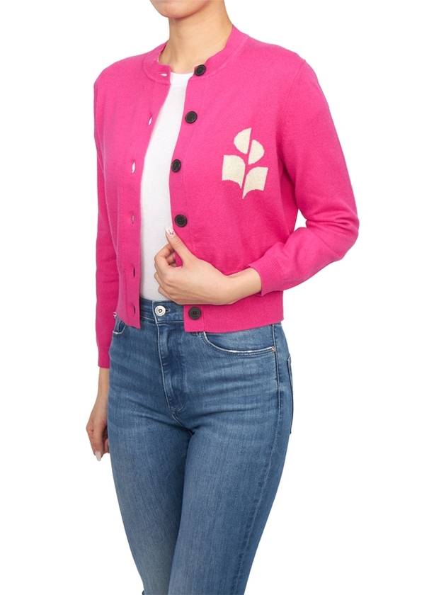 Newton Cotton Cardigan Pink - ISABEL MARANT ETOILE - BALAAN 6