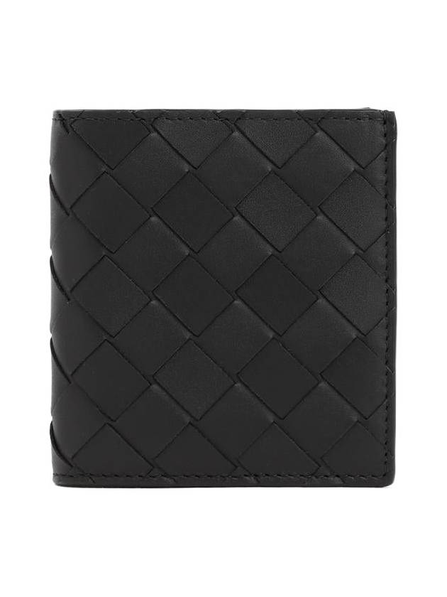 Intrecciato Slim Half Wallet Black - BOTTEGA VENETA - BALAAN 2