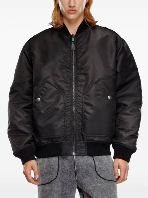 J Held Bomber Jacket Black - DIESEL - BALAAN 8