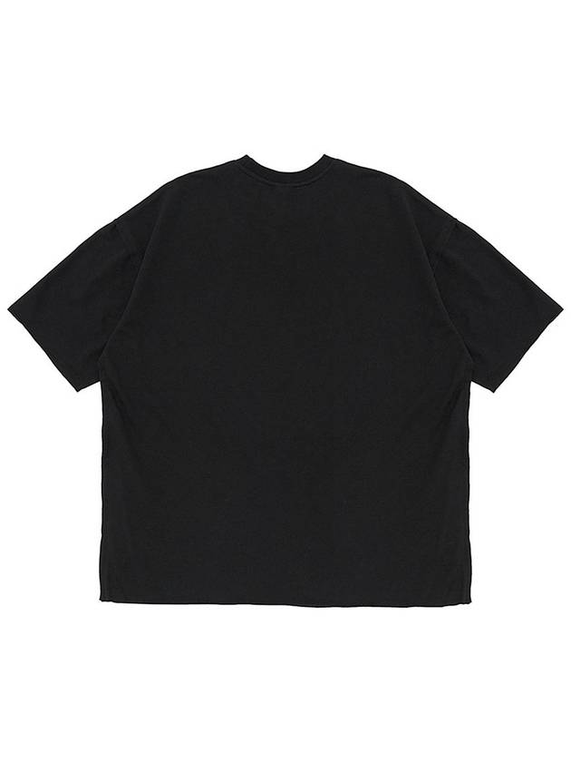 Vintage P. Dyeing Cut Out Box T-Shirt Black - A NOTHING - BALAAN 3