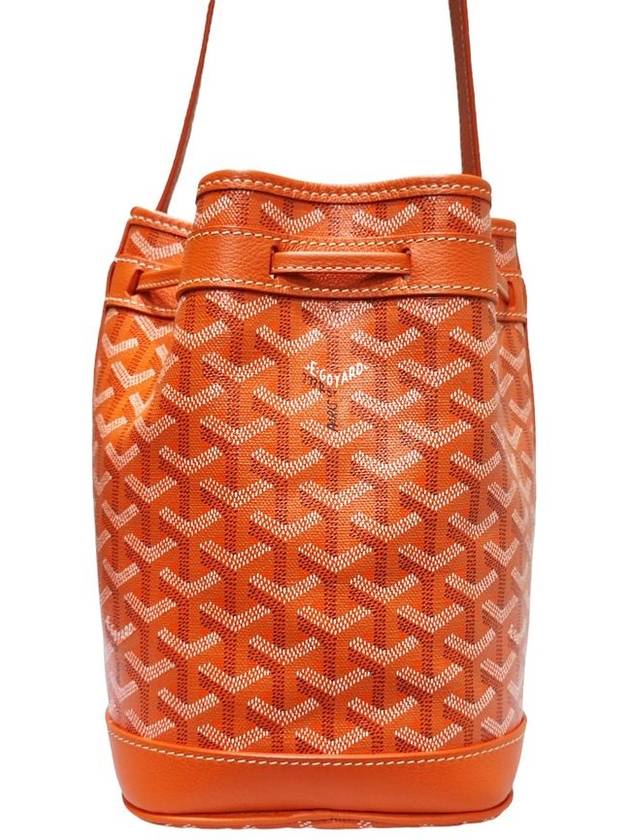 Women s Petit Flo Special Orange PVC PM Bucket Bag - GOYARD - BALAAN 3