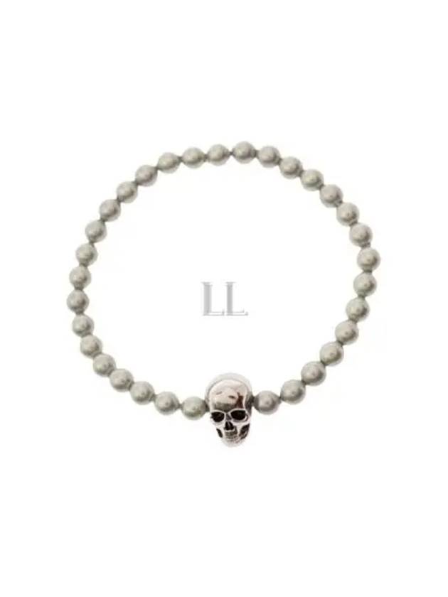 Men's Skull Bracelet Silver - ALEXANDER MCQUEEN - BALAAN 2