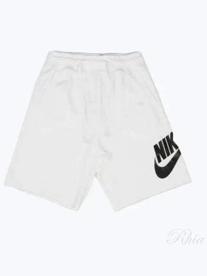 Men's NSW Club Alumni French Terry Shorts White - NIKE - BALAAN 2