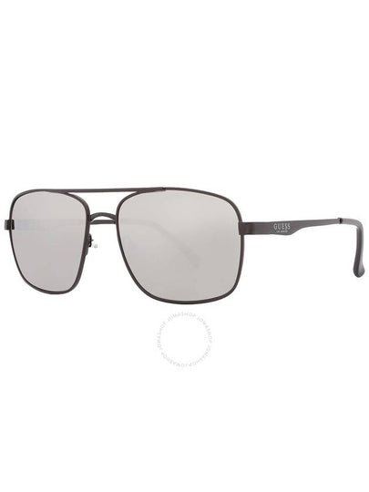 Guess Factory Smoke Mirror Navigator Men's Sunglasses GF0211 01C 58 - GUESS - BALAAN 2