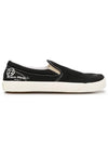 Men's Logo Stitch Tabi Slip-On Black - MAISON MARGIELA - BALAAN 3