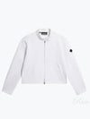 Paraglide Biker Mid Layer Zip-Up Jacket White - J.LINDEBERG - BALAAN 2