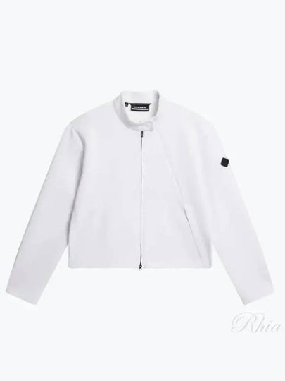 Paraglide Biker Mid Layer Zip-Up Jacket White - J.LINDEBERG - BALAAN 2