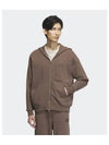 Verbiage Zip-Up Hoodie Brown - ADIDAS - BALAAN 2