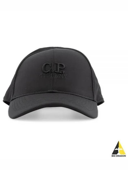 Men's Logo Ball Cap Black - CP COMPANY - BALAAN 2