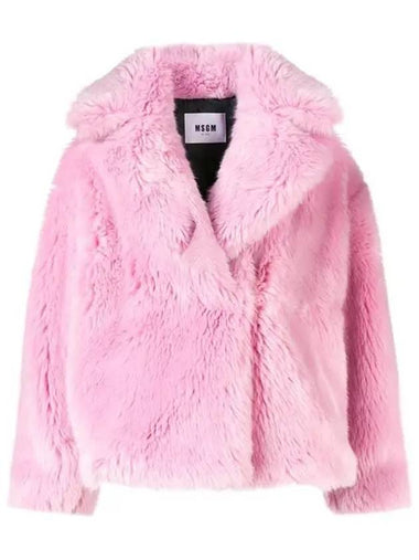 18FW Fake Fur Jacket 2541MDH27X 184625 12 - MSGM - BALAAN 1