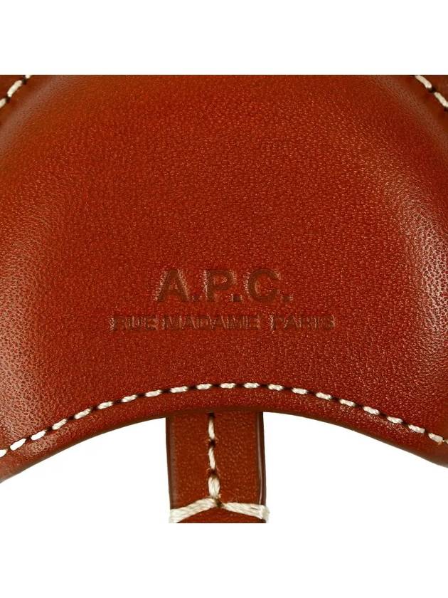 Amber Leather Key Holder Brown - A.P.C. - BALAAN 4