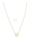 Miller Pave Logo Delicate Necklace Gold - TORY BURCH - BALAAN 2