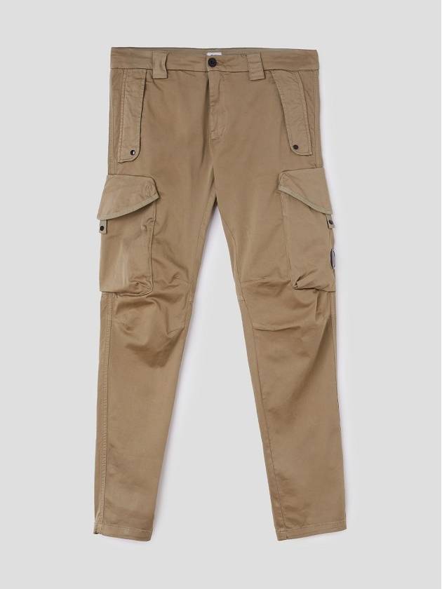 Lens Wappen Garment Dye Utility Cargo Track Pants Beige - CP COMPANY - BALAAN 2