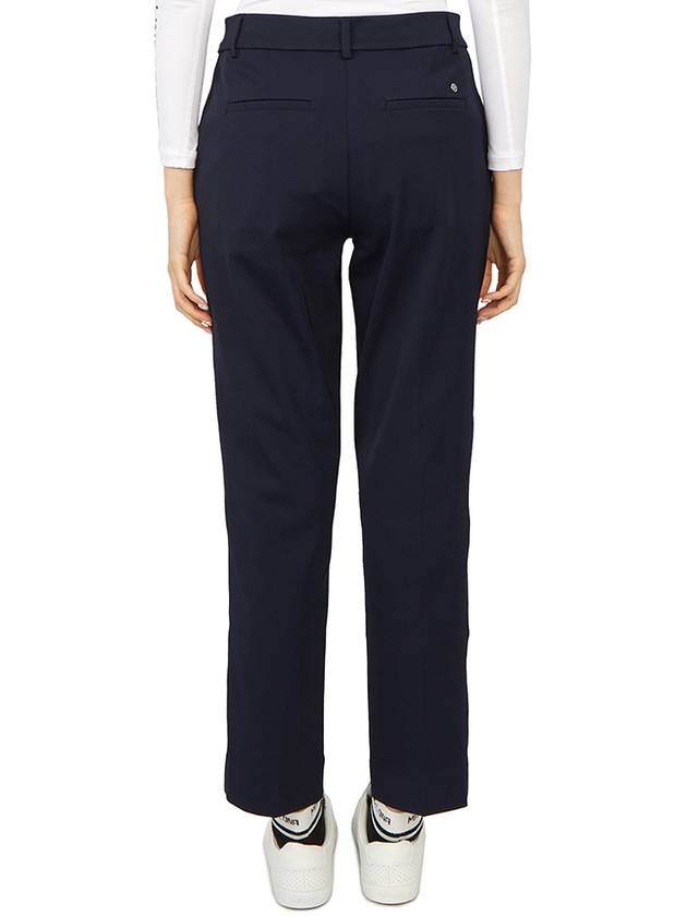 Women's Lux 4 Way Stretch Twill Straight Pants Navy - G/FORE - BALAAN 5