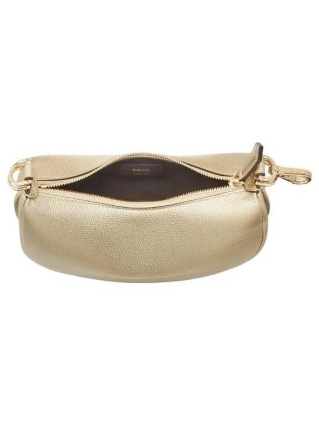 Fendigraphy Mini Shoulder Bag Gold - FENDI - BALAAN 3