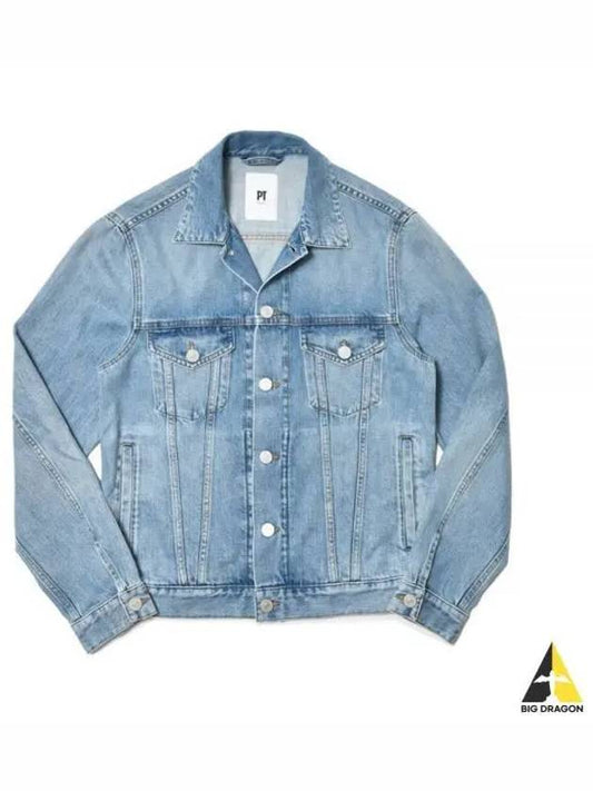 PT Torino 24 TL2LGB011DENO Inno A33 CC04 Denim Jacket - PT TORINO - BALAAN 1