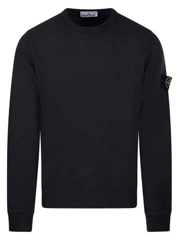 Wappen Patch Crew Neck Cotton Sweatshirt Lead Grey - STONE ISLAND - BALAAN 2