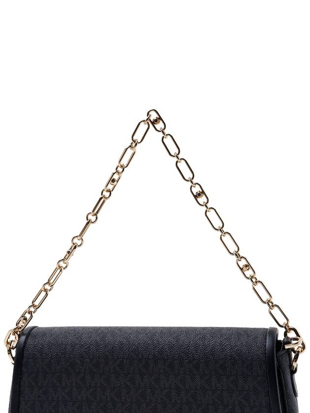 Women's Parker Medium Logo Shoulder Bag Black - MICHAEL KORS - BALAAN.