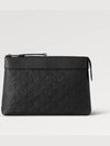 Pochette Voyage Souple Monogram Leather Pouch Bag Black - LOUIS VUITTON - BALAAN 2