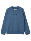 Six Logo Sweatshirt Blue - MAISON MARGIELA - BALAAN 2