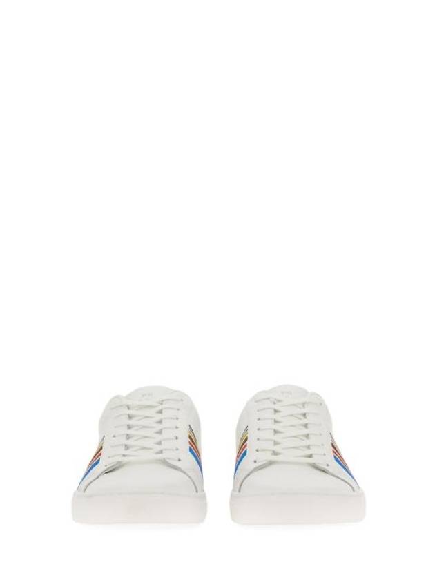 Rex Sports Striped Leather Low Top Sneakers White - PAUL SMITH - BALAAN 5