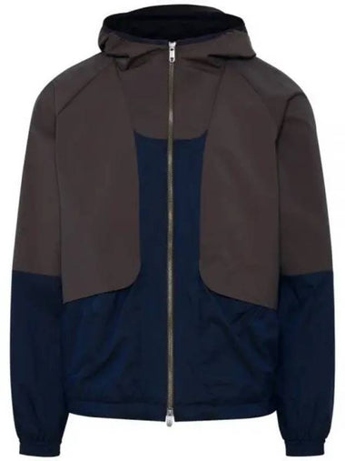 Zegna nylon hooded jacket navy VZ004ZZ055 - ERMENEGILDO ZEGNA - BALAAN 1