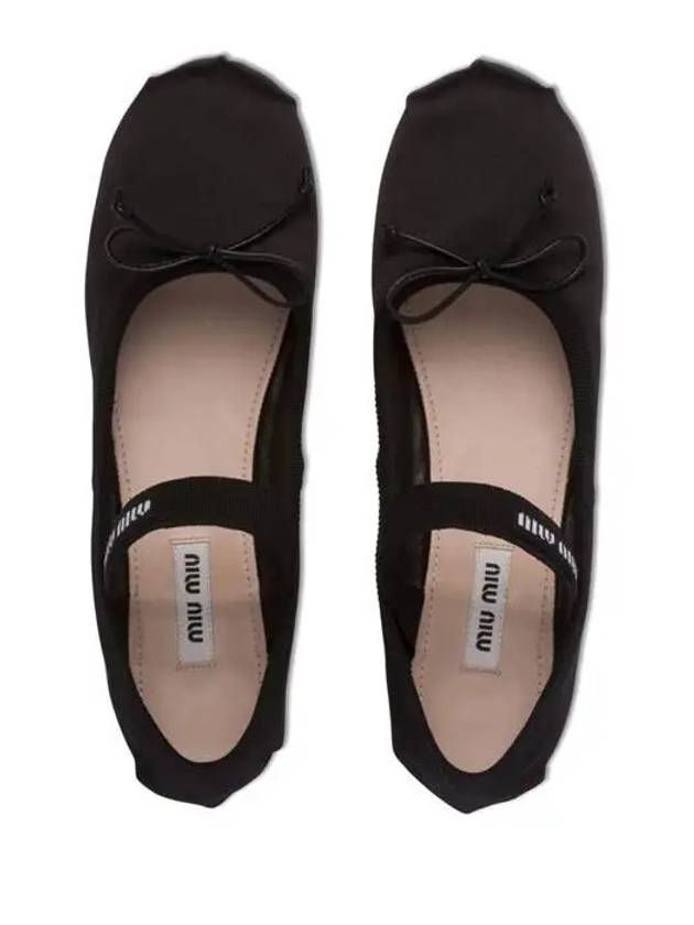 Satin Ballerinas Black - MIU MIU - BALAAN 3