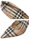 Vintage Check Point Toe Pumps Heel Archive Beige - BURBERRY - BALAAN.