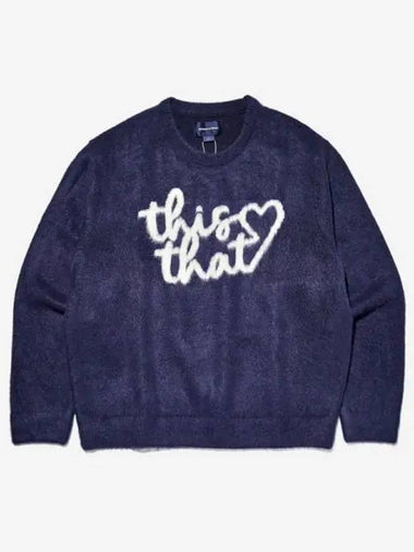 HEART LOGO KNIT SWEATER - THISISNEVERTHAT - BALAAN 1