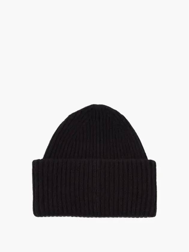 Pansy face patch wool beanie hat - ACNE STUDIOS - BALAAN 4