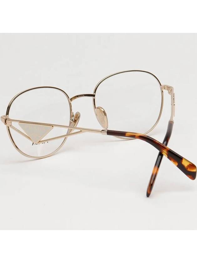 Glasses frame VPRA50 ZVN 1O1 fashion round metal - PRADA - BALAAN 4