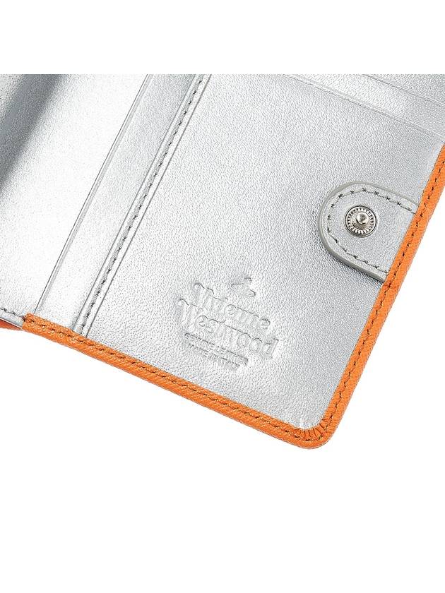 ORB Logo Half Wallet Orange - VIVIENNE WESTWOOD - BALAAN 9