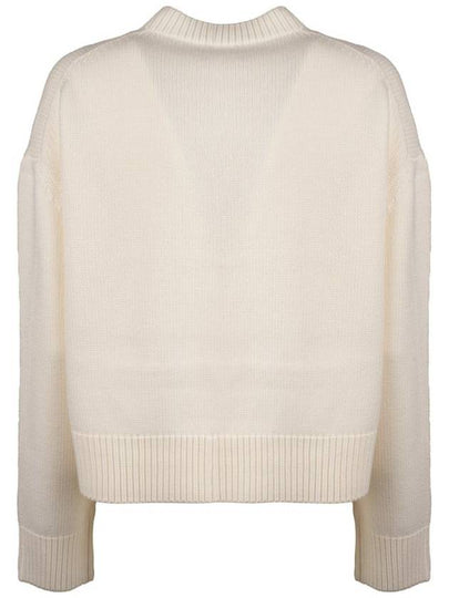 Fabiana Filippi Cream Virgin Wool Sweater - FABIANA FILIPPI - BALAAN 2