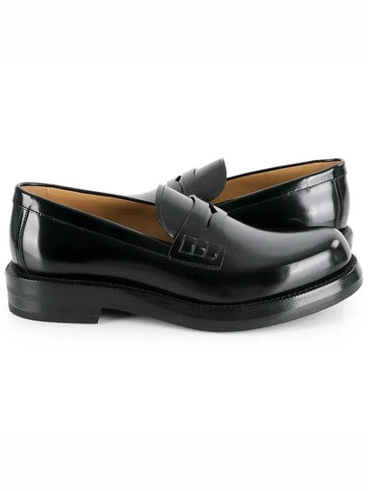 Carlo Polished Calfskin Loafers Black - DIOR - BALAAN 2