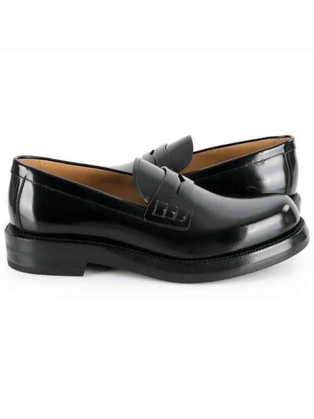 Carlo Polished Calfskin Loafers Black - DIOR - BALAAN 3