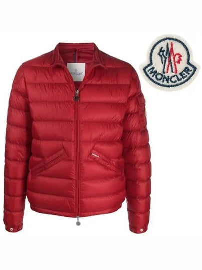 Men's Agay Logo Padding Red - MONCLER - BALAAN 2