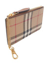 Check Strap Card Wallet Archive Beige - BURBERRY - BALAAN 4