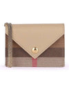 Jade Chain Mini Cross Card Wallet Beige - BURBERRY - BALAAN 2