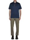 Signature Stripe Trim Polo Shirt Navy - PAUL SMITH - BALAAN 3