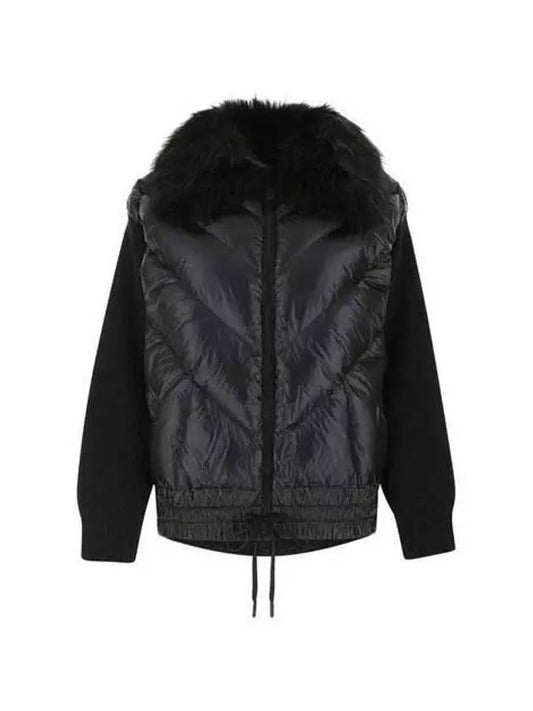 9B00002 M1126 999 Black Women’s Jacket - MONCLER - BALAAN 2