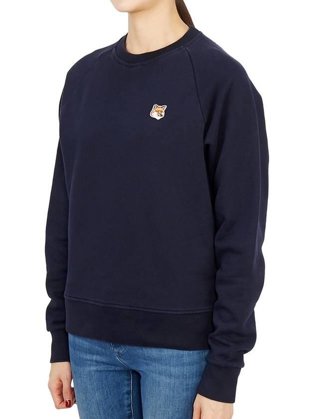 Fox Head Patch Adjusted Sweatshirt Navy - MAISON KITSUNE - BALAAN 3