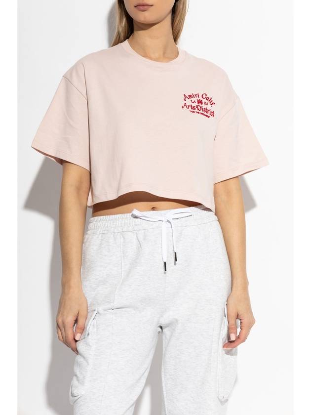 Amiri Patterned T-shirt, Women's, Pink - AMIRI - BALAAN 3