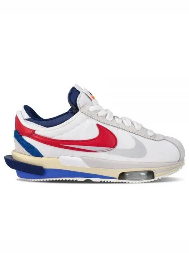 Zoom Cortez Low Top Sneakers White University Red - NIKE - BALAAN 2